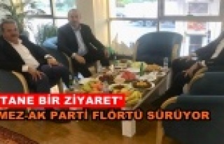 Bakan Çavuşoğlu'ndan Sönmez'e ziyaret