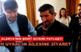 Başkan Türel’den şehit ailesine ziyaret