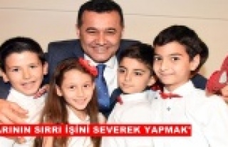 Başkan Yücel çocukların kahramanı oldu