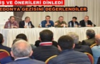 Başkan Yücel, muhtarlarla istişare etti