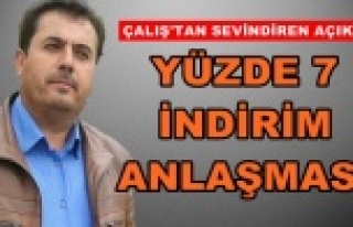 Çalış'tan üyelerine indirim müjdesi