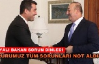Gazipaşa'nın sorunlarını Çavuşoğlu'na...