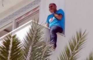 Komşuda intihar girişimi