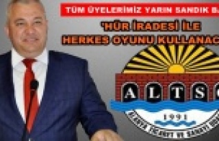 Şahin üyeleri seçime davet etti