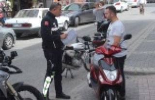 2018’in ilk 4 ayında 139 Motosiklet trafikten men...