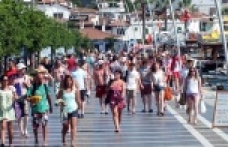 22 günde 1 milyon 79 bin turist geldi