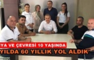 Akkaya ve ekibi 10. yılı kutladılar