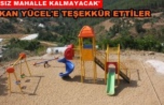Alanya Belediyesi'nden kırsala 4 park daha