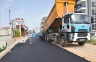 Alanya Belediyesi'nden sıcak asfalt atağı