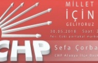 Alanya CHP seçim ofisi açıyor