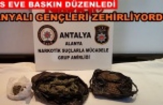 Alanya’daki zehir taciri yakalandı