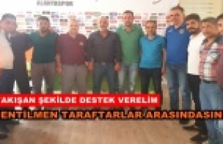 Başkan Çavuşoğlu taraftarla buluştu