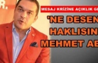 Başkan Çorbacı özür diledi