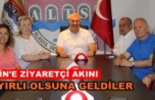 Başkan Şahin'e 'hayırlı olsun'...