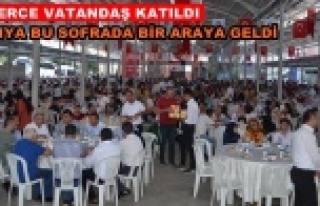 Büyükşehir'den Alanya'da iftar sofrası