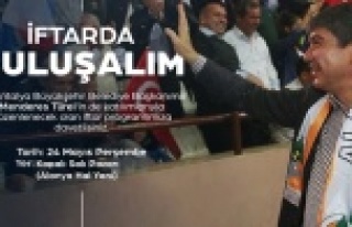 İftar yeri değişti