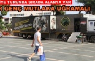 Narkotik Eğitim Tırı Alanya’da