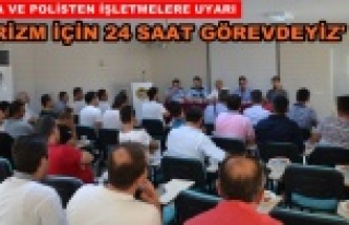 Restoran ve bar işletmecileri sezon öncesi uyarıldı