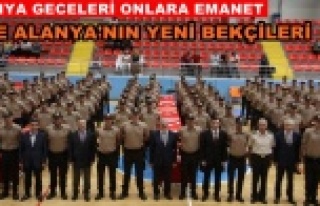 170 bekçi yemin edip göreve başladı