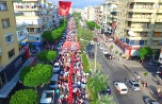 Alanya AK Partiden görkemli istikrar yürüyüşü