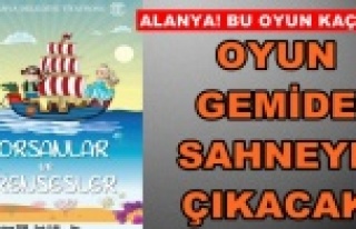 Alanya çocuk tiyatrosu seyirci karşısında