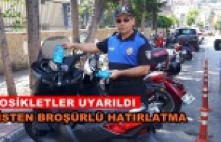 Alanya'da polisten takdir toplayan uygulama