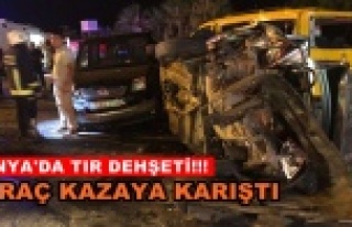 Alanya'da zincirleme trafik kazası!