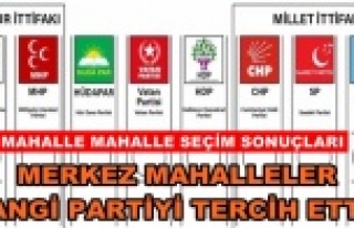 Alanya'nın merkezi hangi partiyi tercih etti?