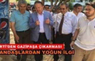 Alanya'nın Vekil Adayları Gazipaşa'da