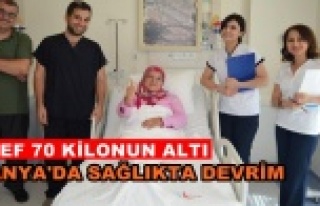 Alanya’da bir ilk! Mide küçültme ameliyatlarına...