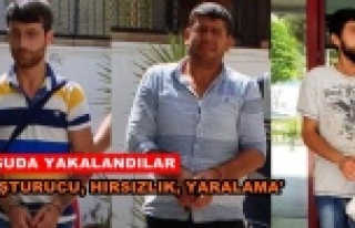 Aranan 3 kişi Alanya Cezaevine gönderildi