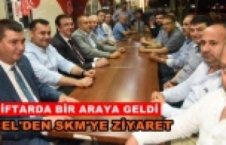 Başkan Yücel'le iftarda buluştular
