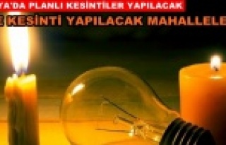 Dikkat! Alanya'da elektrik kesintileri var