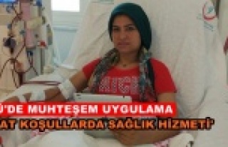 Diyaliz hastalarına internet ve tablet uygulaması