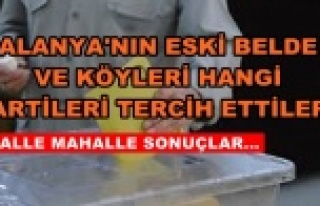 Eski belde ve köylerin seçim sonuçları açıklandı!