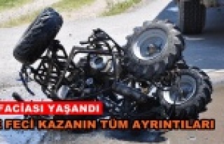 Freni tutmayan ATV duvara çarptı: 1 ölü, 2 yaralı