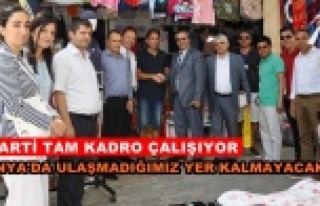İYİ Partililer pazarın nabzını tuttu!