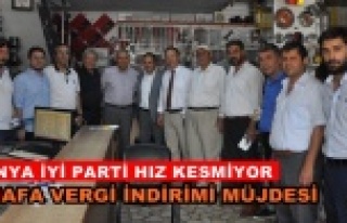 İYİ’lerin ulaşmadığı esnaf kalmıyor