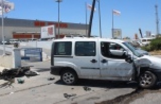 Motosiklet kazası:1 yaralı var