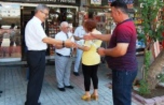 Vatan Partisi’nden esnaf ziyareti