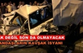 Vatandaş o kazadan sonra isyan etti!