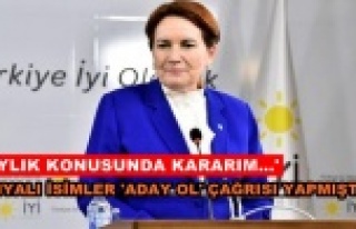 Akşener'den flaş adaylık açıklaması