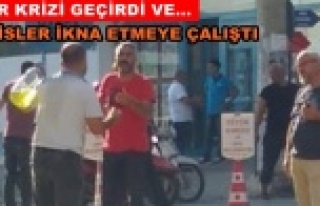 Alanya'da şok! Kendini yakmaya çalıştı