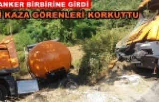 Alanya'da tanker kazası! Ucuz atlattık