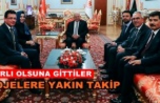 Antalyalı vekillerden bakanlara ziyaret