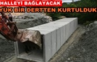 Başköy’e köprülü menfez