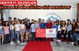 DÖGEM'li gençlerden ALKÜ'ye ziyaret