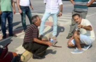 Motosikletler çarpıştı: 2 yaralı