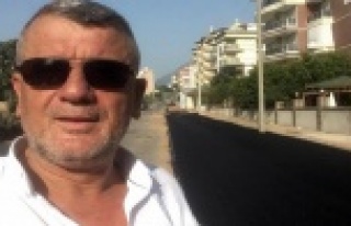 Muhtardan asfalt teşekkürü