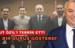 Şahin'den Mesut Özil'e tam destek